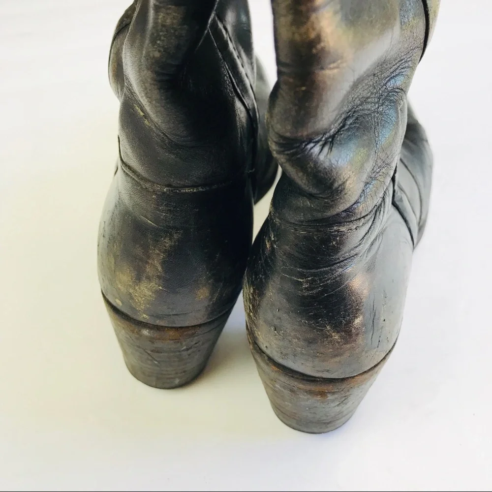 Frye Tall Rustic Riding Boots - Picture 2 of 6